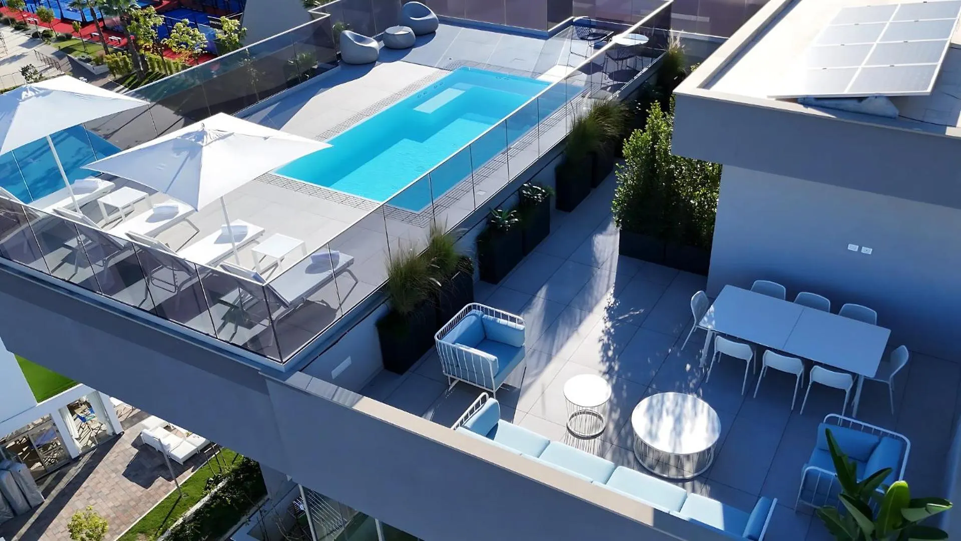 Green Park Penthouse Suite & Pool - Heated Pool - Bari